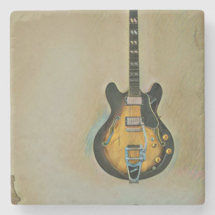 Gitarrengeschenke Steinuntersetzer