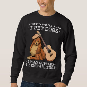 Gitarrenhunde züchten Welpenbesitzer Sweatshirt