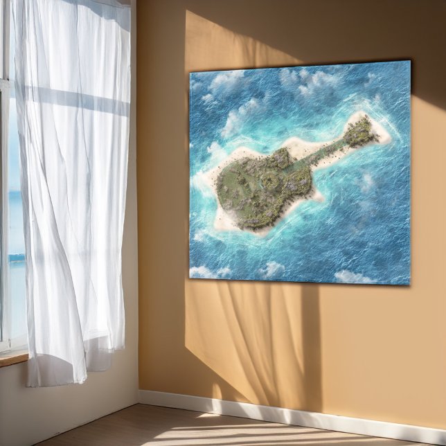 Gitarreninsel Poster (Von Creator hochgeladen)