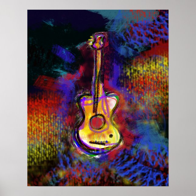 Gitarrenklänge Poster (Vorne)