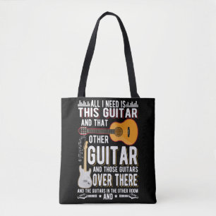 Gitarrenkollektor Gitarrist Funny Music Lover Tasche
