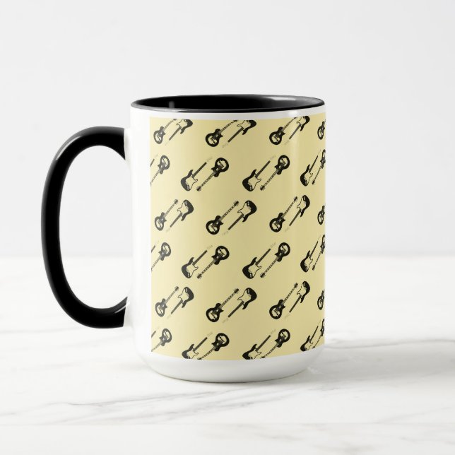 Gitarrenkörper Kaffeetasse  (Links)