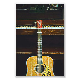 Gitarrenliebhaber Fotodruck