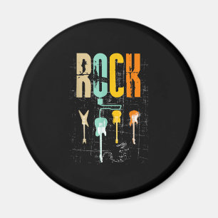 Gitarrenliebhaber Retrostil Geschenk für Gitar Magnet