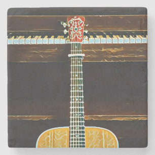 Gitarrenliebhaber Steinuntersetzer