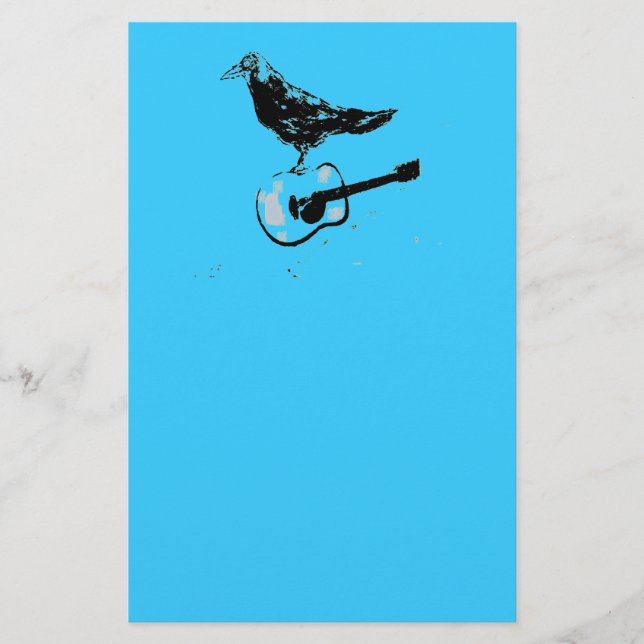 Gitarrenlied Briefpapier (Vorderseite)