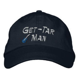Gitarrenmann bestickter Hut