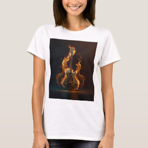 Gitarrenmode Gitarrist, Tätowierung T-Shirt