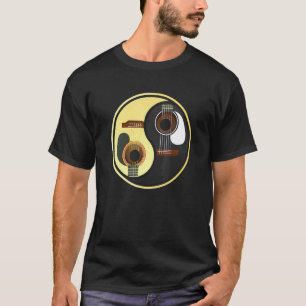 Gitarrenmusik Gitarre Yin Yang T-Shirt