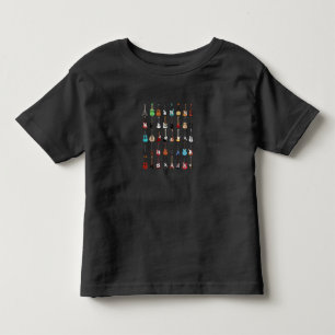 Gitarrenmusik Instrument Rock and Roll Kleinkind T-shirt
