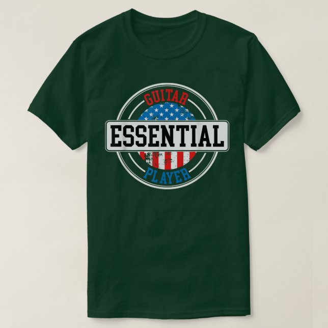 Gitarrenmusik Lover Gitarrenspieler T-Shirt (Design vorne)