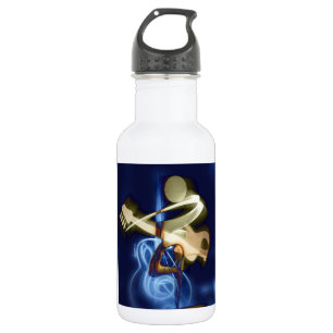 Gitarrenmusik Saiten Schicksalslied und Tanz Trinkflasche