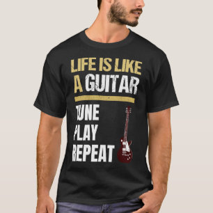 Gitarrennotierungen Lebensnotierungen für Gitarren T-Shirt
