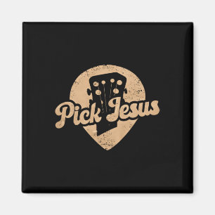 Gitarrenplättchen Jesus Musik Pastor Frohe Ostern Magnet