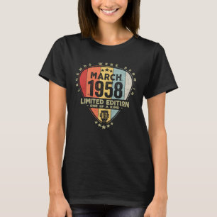 Gitarrenplektrum Legenden wurden im März 1958 geb T-Shirt