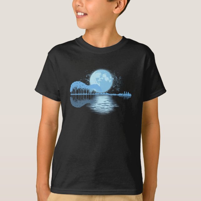 Gitarrenreflexionsgeschenk T-Shirt (Vorderseite)