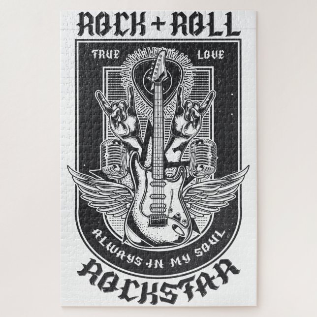 Gitarrenrock-Design (Vertikal)