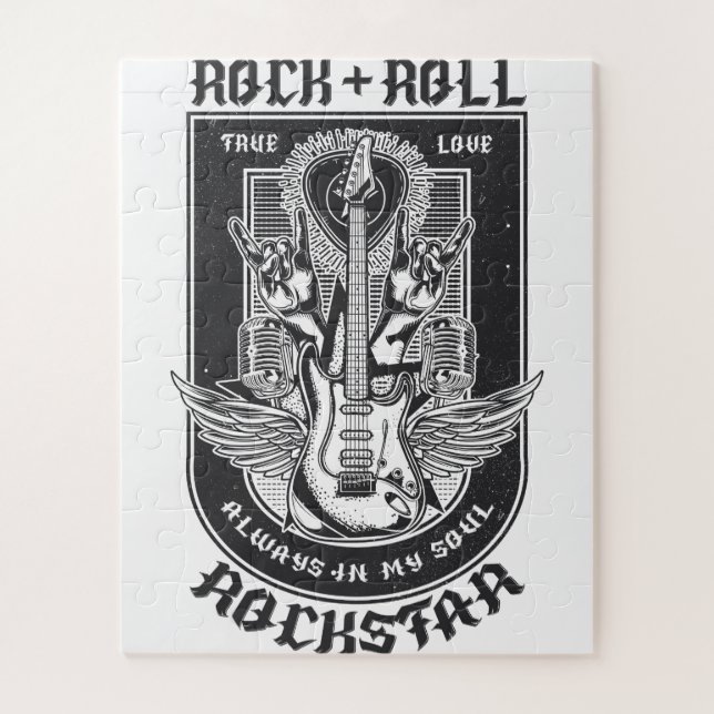 Gitarrenrock-Design (Vertikal)