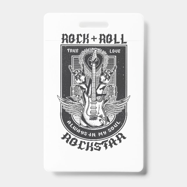 Gitarrenrock-Design Ausweis (Vorderseite)