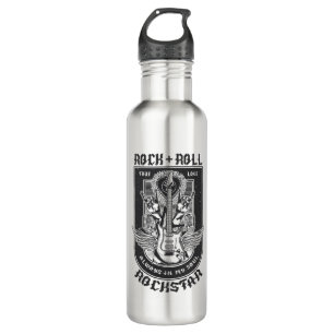 Gitarrenrock-Design Edelstahlflasche