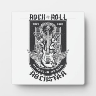 Gitarrenrock-Design Fotoplatte