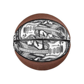 Gitarrenrock-Design Mini Basketball