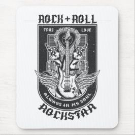 Gitarrenrock-Design Mousepad