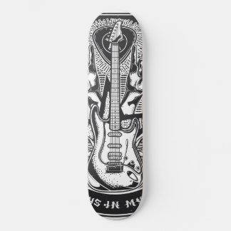 Gitarrenrock-Design Skateboard