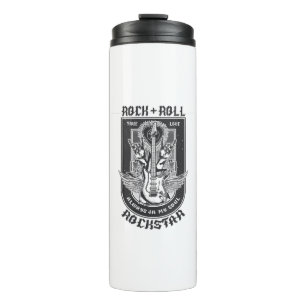 Gitarrenrock-Design Thermosbecher