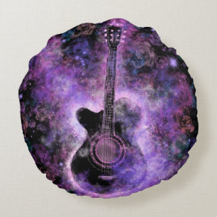 Gitarrenrundkissen Rundes Kissen