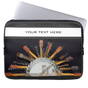 GITARRENSAITEN IN DER SONNE LAPTOPSCHUTZHÜLLE