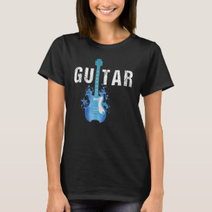 Gitarrensaitenmusiker Akustischer E-Gitarrist T-Shirt