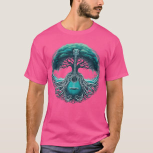 Gitarrensee Akustischer Gitarrenbaum am Guita-See T-Shirt