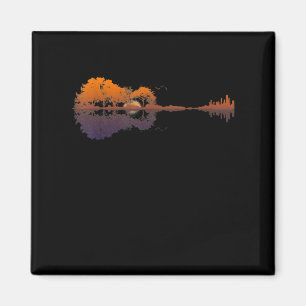 Gitarrensee Shadow Liebe Gitarre - Musikfans Magnet
