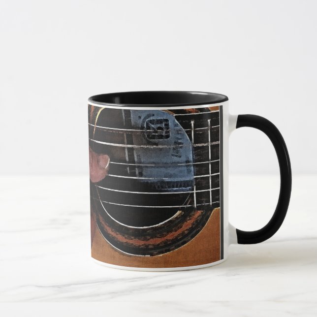 Gitarrenspieler 2 MUSIC Theme Geschenksammlung Tasse (Rechts)