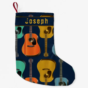 Gitarrenspieler Doppelname Teen Boys Kleiner Weihnachtsstrumpf