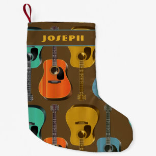 Gitarrenspieler Doppelname Teen Boys Kleiner Weihnachtsstrumpf