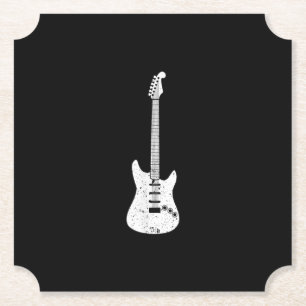 Gitarrenspieler Med Gitarrist Musiker Untersetzer