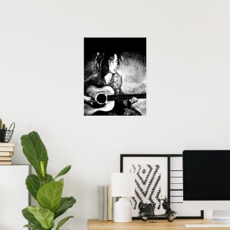 Gitarrenspieler Poster