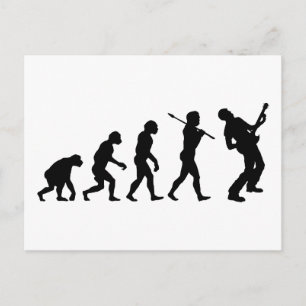 Gitarrenspieler Postkarte