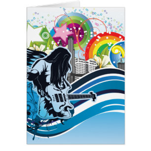 Gitarrenspieler ~ Rock Heavy Metal Band Music