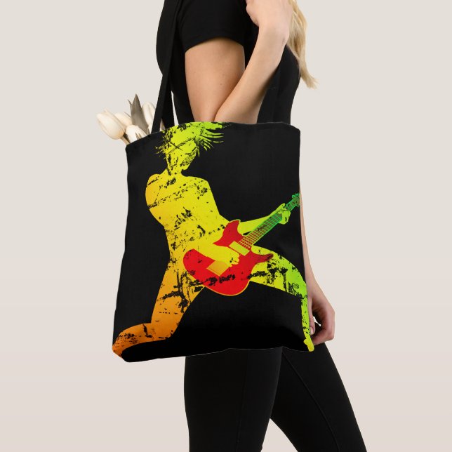 Gitarrenspielrocker Tasche (Von Nahem)