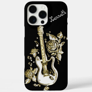 Gitarrenstränge Shine mit Gold iPhone 16 Pro Max Hülle