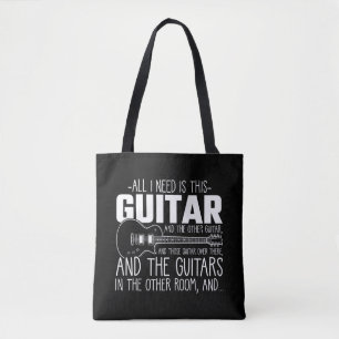 Gitarrensüchtige Musikermusikinstrumentenhorte Tasche