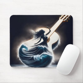 Gitarrentänzer mit doppelter Exposition Mousepad