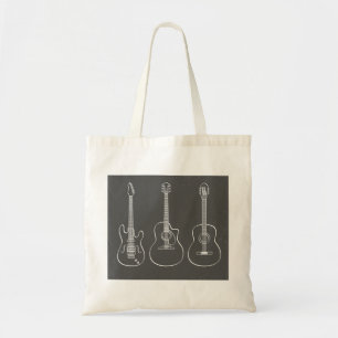 Gitarrentrio-Retro-Musik Tragetasche