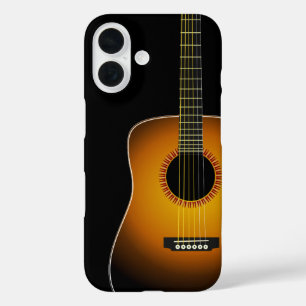 Gitarrenuntergrund iPhone 16 Hülle