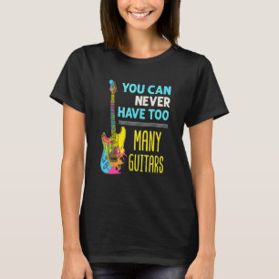 Gitarrespieler Hamsterer E-Bass Zu viele Gitarren T-Shirt