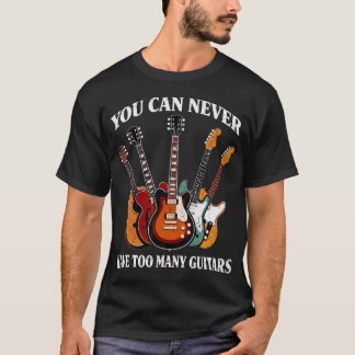 Gitarrespieler Liebhaber Bass Akustisch Elektrisch T-Shirt