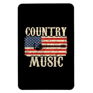 Gitarrist Country Gitarre American Flag Birth Magnet